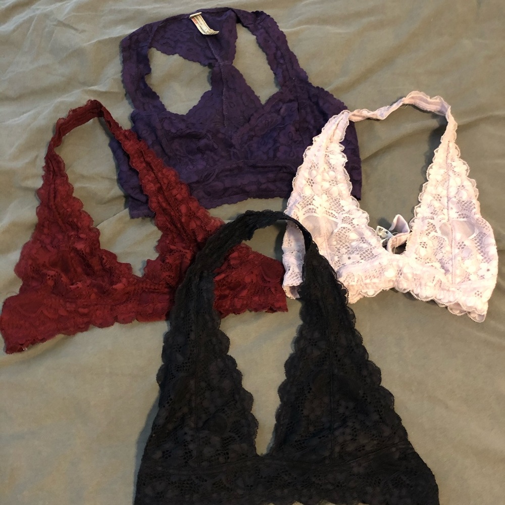 Free people bralettes